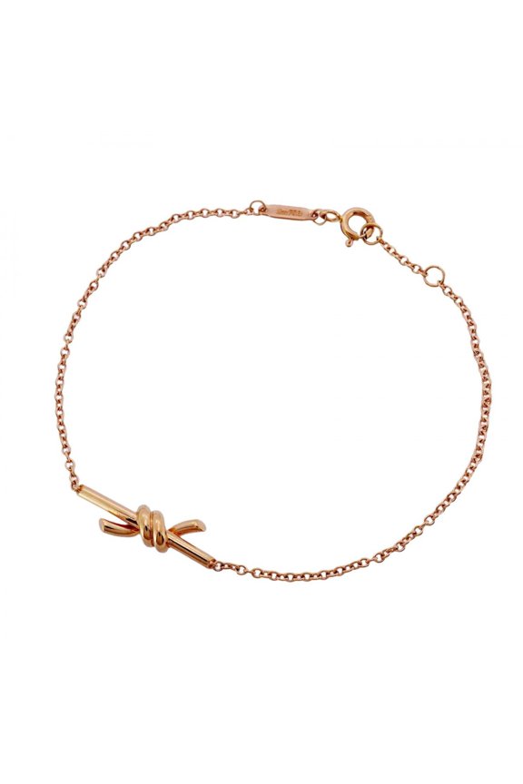 Pre-Owned Tiffany Knot Bracelet in 18K Pink Gold for Women (Good)