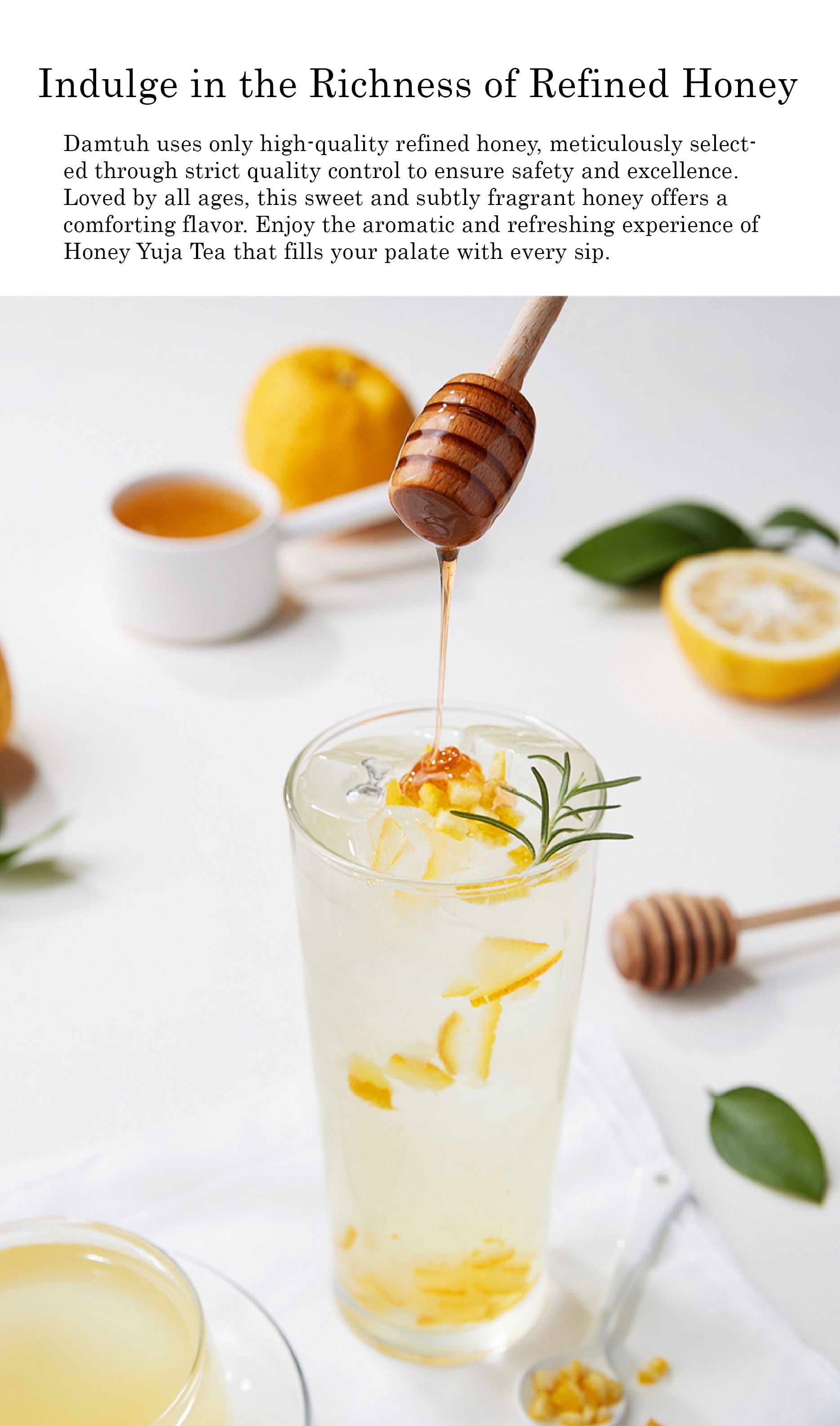 Damtuh Korean Honey Lemon Tea, Lemon Marmalade, Salad Sauce