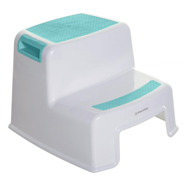 Banco Taburete Aqua Dreambaby 2 escalones, ideal para baño, cocina, soporta hasta 90 kg.