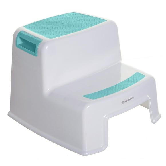 Banco Taburete Aqua Dreambaby 2 escalones, ideal para baño, cocina, soporta hasta 90 kg.