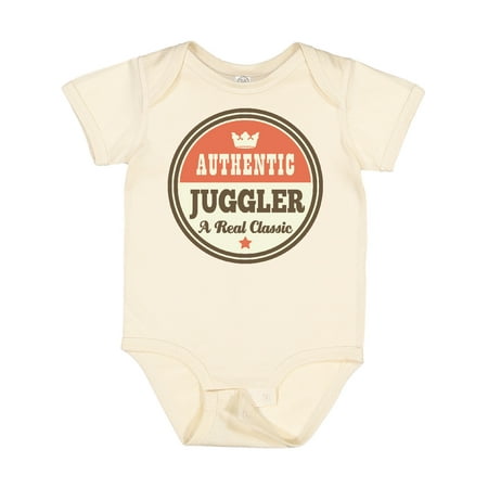 

Inktastic Vintage Juggler Real Classic Gift Baby Boy or Baby Girl Bodysuit