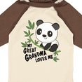 thumbnail image 4 of Inktastic My Great Grandma Loves Me- cute panda Boys or Girls Long Sleeve Baby Bodysuit, 4 of 5