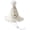 white, variant on Princess Conical Tulle Birthday Hat Non-Woven Fabric Party Cap for Themed Events Photo Props