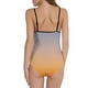 thumbnail image 2 of Traje de Baño de Torso Largo Impreso Set de Suspensión sin Espalda, Sujetador Acolchado Extraíble Y Cintura Alta para la Playa, la Piscina Y la Fuente Termal, 2 of 3