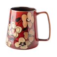 thumbnail image 2 of DOLITY Ceramic Coffee Mug Chinese Pottery Cup for Juice Cappuccino Restaurant Red, 2 of 9