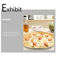 thumbnail image 6 of Niceauty 1Pack Silver Pizza Tray for Baking Family Use Kitchen Utensil, 6 of 7