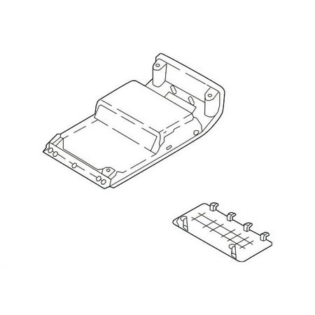 Genuine OE Volkswagen Console Assembly - 5NN-868-837-RM5
