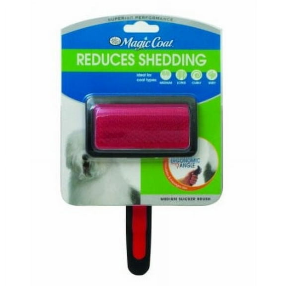 Medium (7"L x 5"W) Magic Coat Slicker Brush for Dogs
