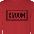 thumbnail image 4 of Inktastic Groom Long Sleeve T-Shirt, 4 of 5