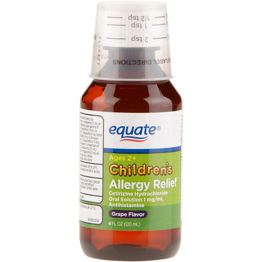 Equate Children's Allergy Syrup Grape