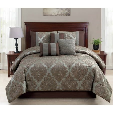 mainstays 7 piece ruth bedding comforter set king ebay mainstays 7 piece ruth bedding comforter set king ebay