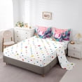 thumbnail image 5 of Manfei Kawaii Axolotl Bedding Comforter Set 7pcs for Teens Kids,Cartoon Animal Queen Bedding Sets Super Cozy,Cute Marine Salamander Queen Sheet Sets,Lightweight Room Decor,Reversible, 5 of 8