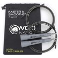 thumbnail image 1 of Cuerda para saltar ajustable de velocidad gris WOD Nation, 1 of 8