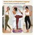 thumbnail image 4 of wirarpa Women's High Waisted Gym Leggings Ladies Soft Yoga Pants 25" Workout Running Sports Leggings for Women, 4 of 7