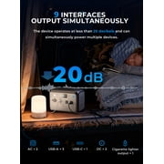 OUKITEL FFPOWER Solar Generator 512Wh, Portable Power Station +200W Solar Panel, LiFePO4 , 500W Fast Charging,for Outdoor Camping, RV, Emergency