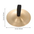thumbnail image 4 of MasteelfCA 10Pcs Finger Cymbals Belly Dancing Musical Finger Instruments Copper Cymbals, 4 of 8