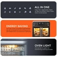 thumbnail image 5 of Open Box Elite Gourmet French Door 23 L Air Fryer Oven, Black - Programmable, 5 of 6