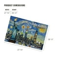thumbnail image 5 of Lantern Press 1000 Piece Jigsaw Puzzle, New York City, New York, Statue of Liberty, Starry Night City Series, 5 of 5