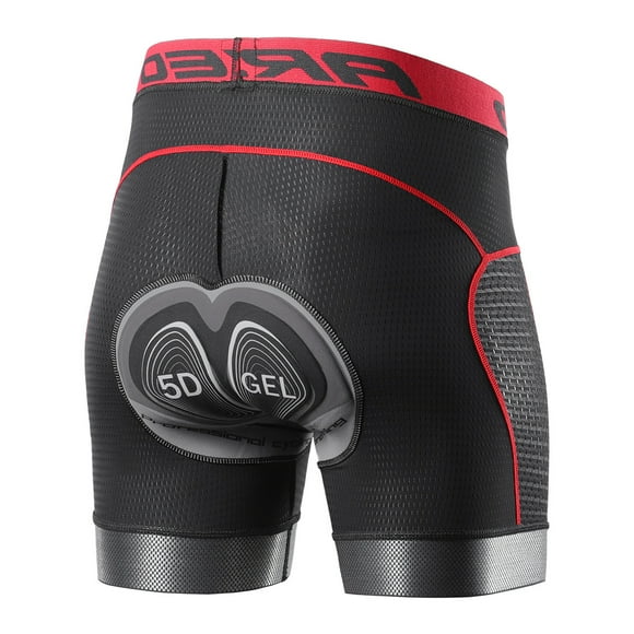 Culottes ciclismo Arsuxeo Hombres Ropa interior de ciclismo Pantalones cortos 5D Gel acolchado de se Arsuxeo Culottes ciclismo