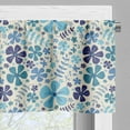 thumbnail image 3 of Ambesonne Floral Valance Pack of 2, Bluish Flowers and Branches, 42"X18", Blue, 3 of 5