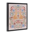 thumbnail image 4 of Stupell Industries Autumnal Folk Rabbits Animals Painting Black Floater Framed Canvas Art Print Wall Art, 25 x 31, 4 of 10