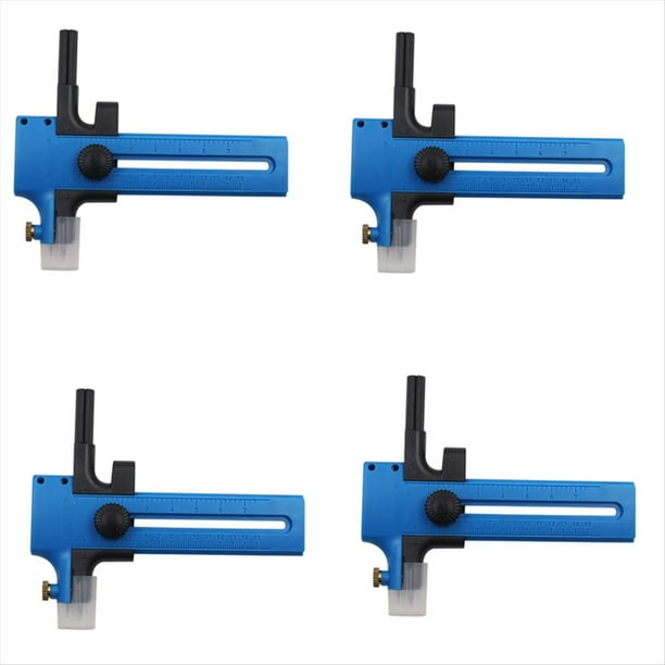 Cortador Circular Azul, Herramienta de Corte Circular Ajustable, Adecuada para Hacer Manualidades de Tela, Herramientas de Arte Hechas A Mano DIY