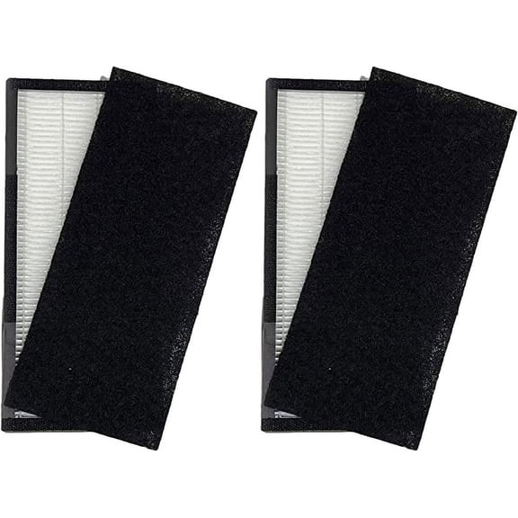 Nispira 3-in-1 True HEPA Carbon Pre Filter Replacement Compatible with T300 T100 Air Purifier Part TF30, Pack of 2