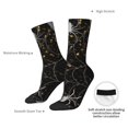 thumbnail image 4 of Vsdgher Spiderweb Bats And A Spider Crew Socks for Men & Women, Breathable Casual Athletic Ankle Socks, 4 of 6