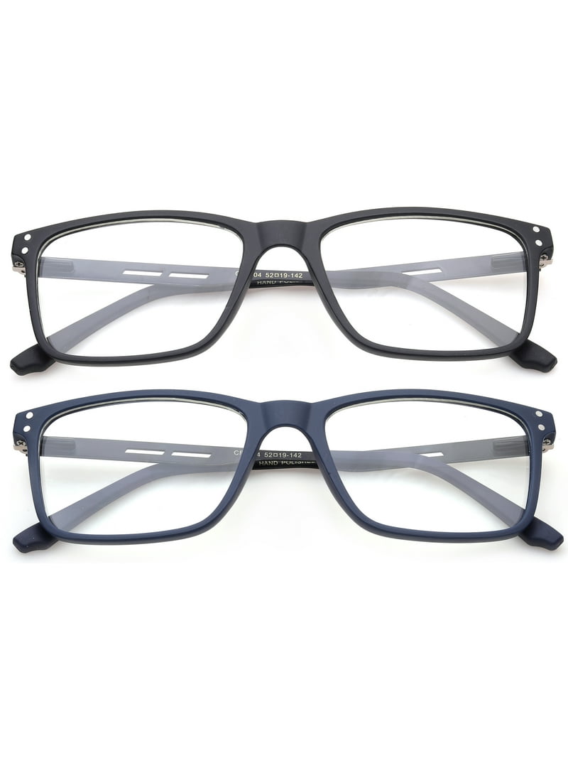 Pairs Unisex Square Clear Lens Glasses