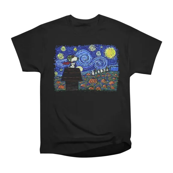 Starry Great Pumpkin Night T-Shirt Tee Gift For Him Merch For Her Apparel For Friend