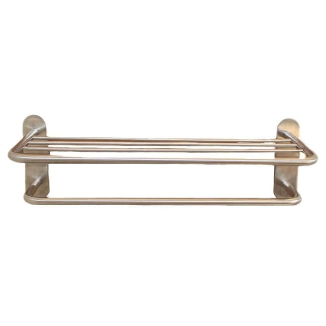 csi bathware ts-101-20-po towel shelf, polished stainless steel
