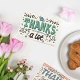thumbnail image 2 of Dalazy 25Pcs/Bag Thank You Flower Gift Card Holiday Festival Anniversary Invitations Envelop Label Appreciate Cards for Children Type 4, 2 of 7