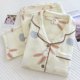 thumbnail image 2 of Pijamas de hilo de algodón 100% para mujer, ropa de dormir femenina, conjunto de 2 piezas, lindo Conejo, ropa de dormir para primavera, ropa de casa qym unisex, 2 of 2