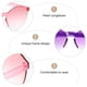 thumbnail image 3 of KAKOWELY 6 gafas de sol sin montura, gafas casuales para fiestas y vacaciones., 3 of 4