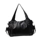 thumbnail image 3 of Bolso de hombro para mujer, informal, de piel sintética, moderno, tipo bandolera, con asa superior Negro, 3 of 9