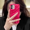 thumbnail image 4 of Compatible iPhone 11 Case, 3D Cute Luxurious Wavy Shape, Soft TPU Shockproof Case for Boys and Girls (Rose Red), 4 of 14