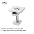 thumbnail image 3 of Uxcell 6Pcs Solar Panel Middle Clamp, 35mm Aluminum Solar Panel Center Clamps PV Solar Rail Mounting System, Silver, 3 of 5