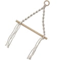 thumbnail image 1 of unbranded 1Ud Toallero De Pared Beige Con Estante Y Bohemio Para Y Cocina, 1 of 8