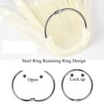 thumbnail image 4 of 50PC Clear Almond Sample Swatch Sticks 50PC Natural Almond Fan Shape Nail Polish Color Display Board Nail Art Tips Practice Sticks Tools wit Ring Holder., 4 of 5