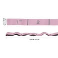 thumbnail image 2 of Unique Bargains 1pc Women Digital Yoga Stretch Bands for Gym Stretching Exercise Pink Nylon High Elastic Yarn Latex Yarn, 2 of 4