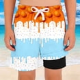 thumbnail image 3 of LRen Toddler Swim Trunks 2T,Boys Swim Trunks with Compression Liner Kids Summer Quick Dry Bathing Suit Beach Shorts, 3 of 5