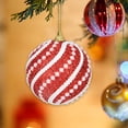 thumbnail image 4 of SHIMELE Plastic Christmas Ball Ornaments - Multi-Purpose Decorative Spheres for Tree, Door, and Gift Use - 8cm Red, Gold, Pink, 4 of 8