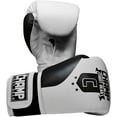 thumbnail image 2 of The Champ Fight Gear Alpha Series Boxing Gloves with Wrist Support for Boxing Kickboxing Muay Thai Training or Sparring Punching Bag Mitts,Black/White, 16Oz, 2 of 5