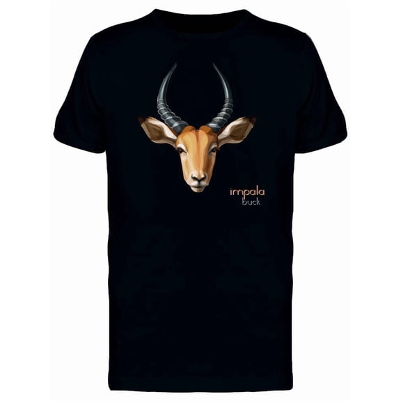 Impala Buck, Watercolor Head Tee Men's -Image by Shutterstock