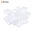 thumbnail image 3 of 1 Inch Tri-Glide Slide Buckles Webbing Strap Fastener, Bright White, 50 Pack, 3 of 5
