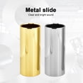 thumbnail image 3 of Guitar Slides, 2 Pieces Stainless Steel Guitar Slides Great Intonation and Sustain Metal Guitar Slides For Guitar Sringed Instrument, 3 of 8