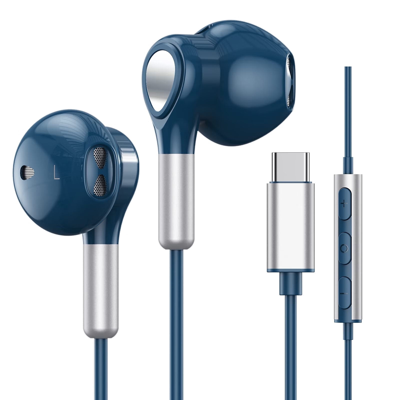 USB C Headphones Type C Earphones with Mic inEar Headphones USB C Wired Earbuds Compatible With