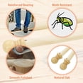 thumbnail image 2 of Anley 35" Wooden Banner Pole - Horizontal Flag Hanger House Flagpoles, 2 of 7