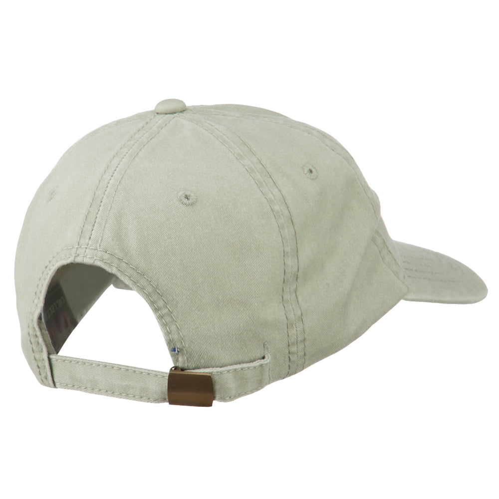 Texas State Bluebonnet Flower Embroidered Cap - Khaki OSFM