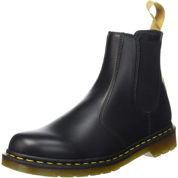 Dr martens vegan 2976 chelsea boots in black hotsell smooth